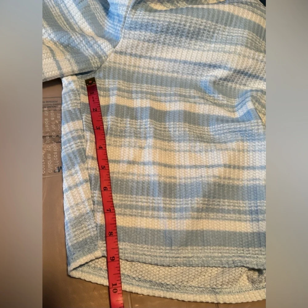 BoohooMAN Tall Slim Revere Abstract Textured Polo Short Set light blue-S